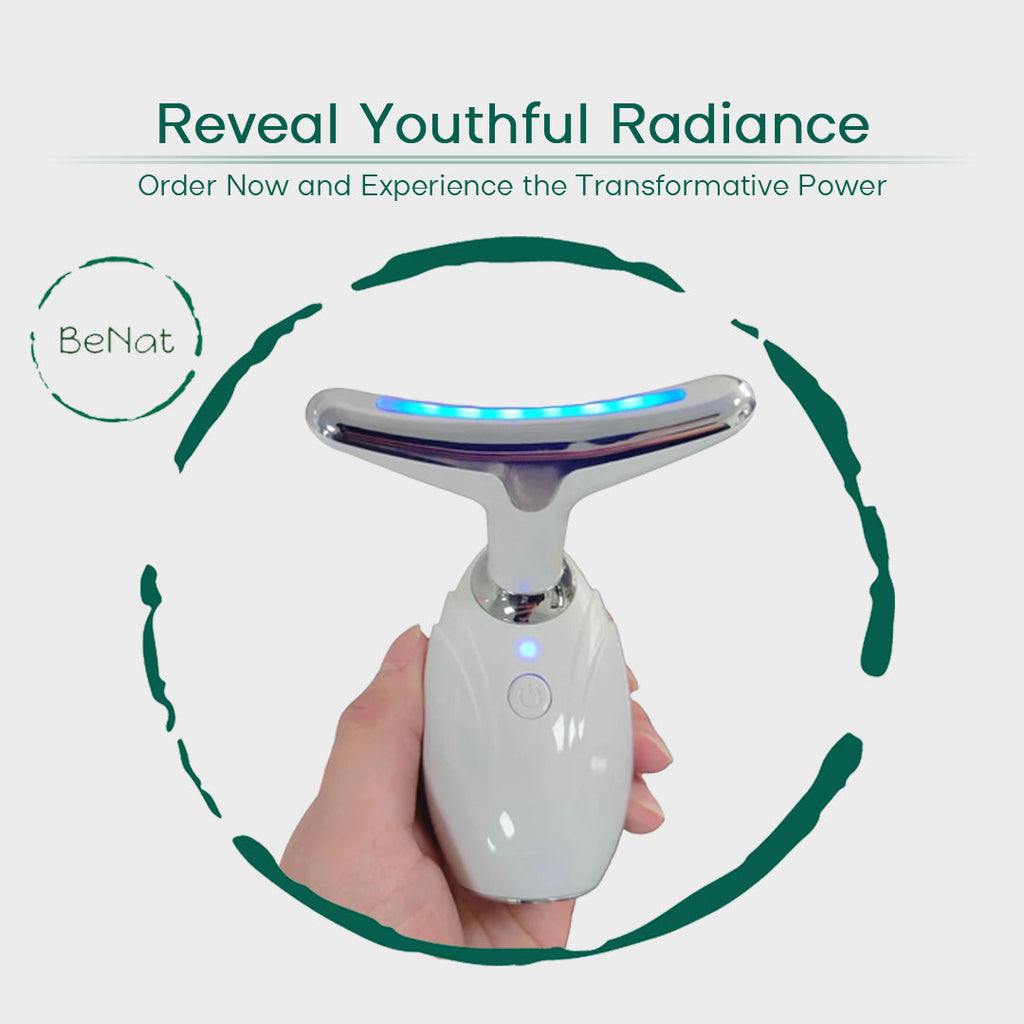 Dispositivo LED de Terapia para Lifting de Cuello y Rostro
