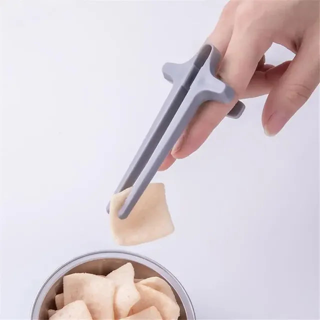 Palillos de aperitivos manos libres para comer fácilmente