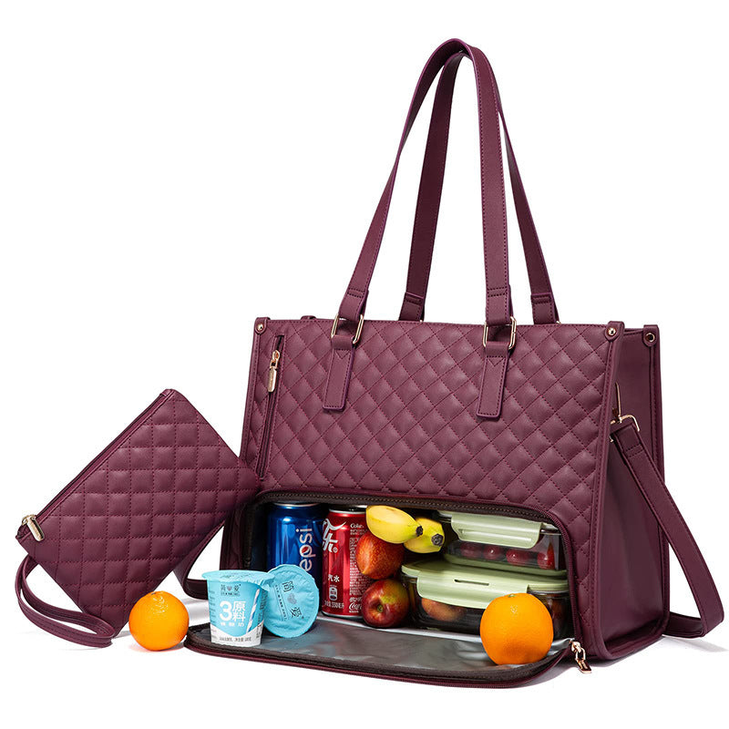 Bolsa de almuerzo isotérmica para mujer