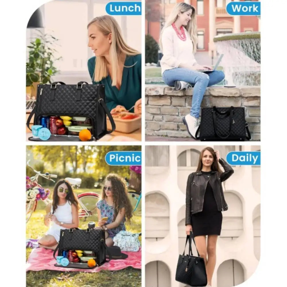 Bolsa de almuerzo isotérmica para mujer