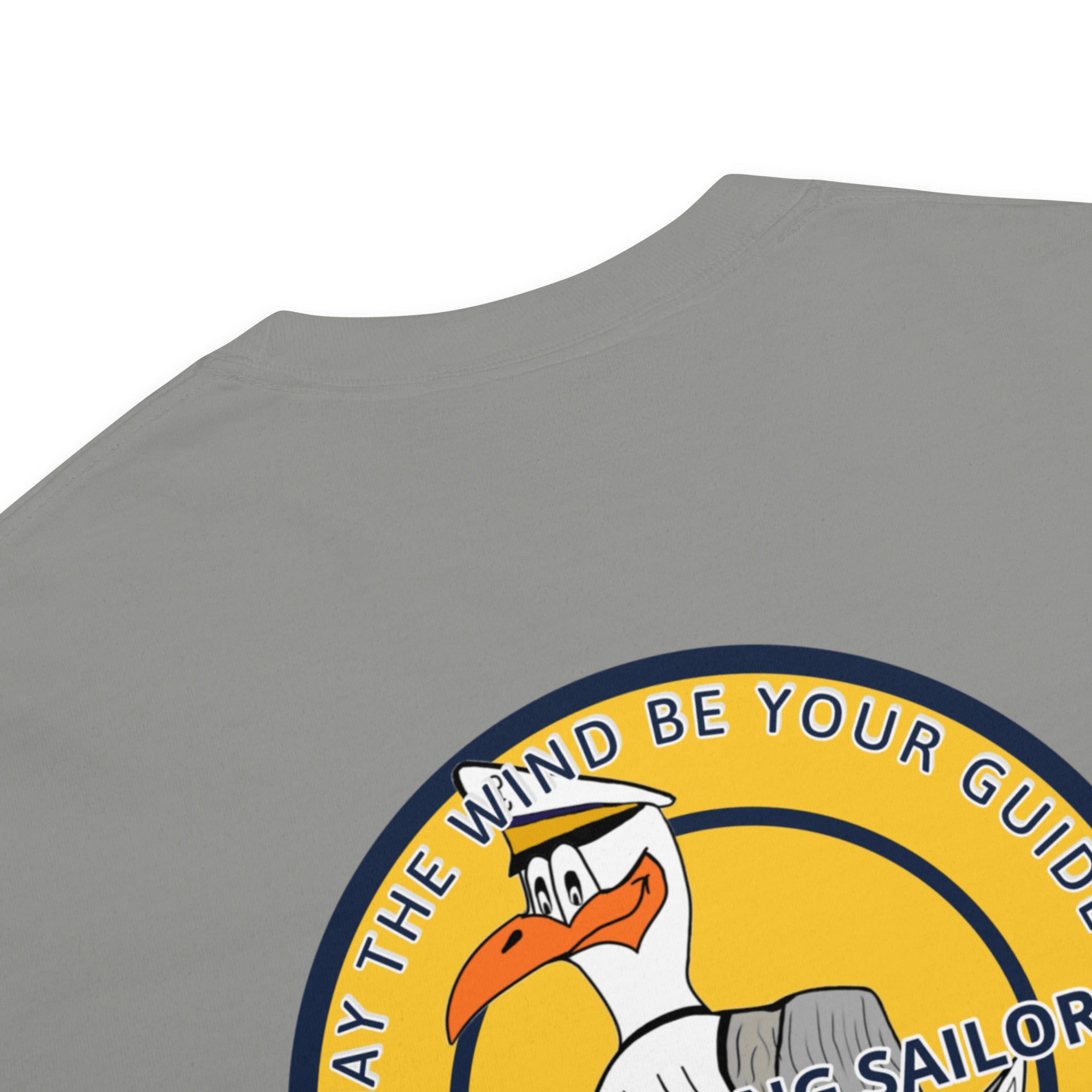Camiseta de cuello redondo gruesa "High Flying Sailor" para hombre