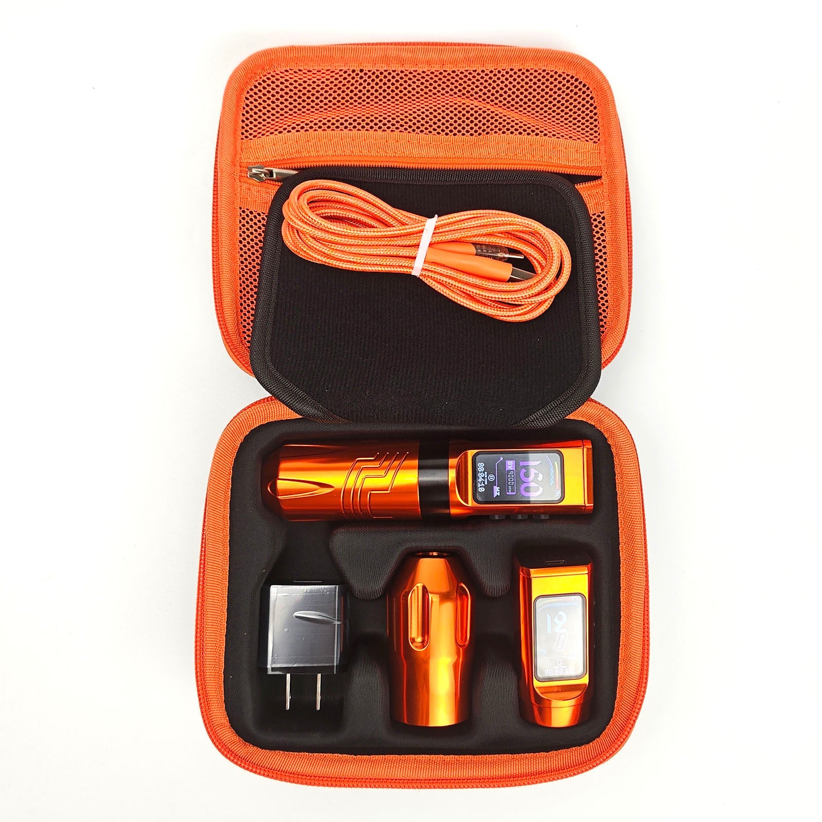 INKSOUL® Máquina de Tatuar Inalámbrica Tipo Pluma 4.2MM Strokes Dos Grips Dos Baterías Dos Modos 2 en 1 | HV6 PRO