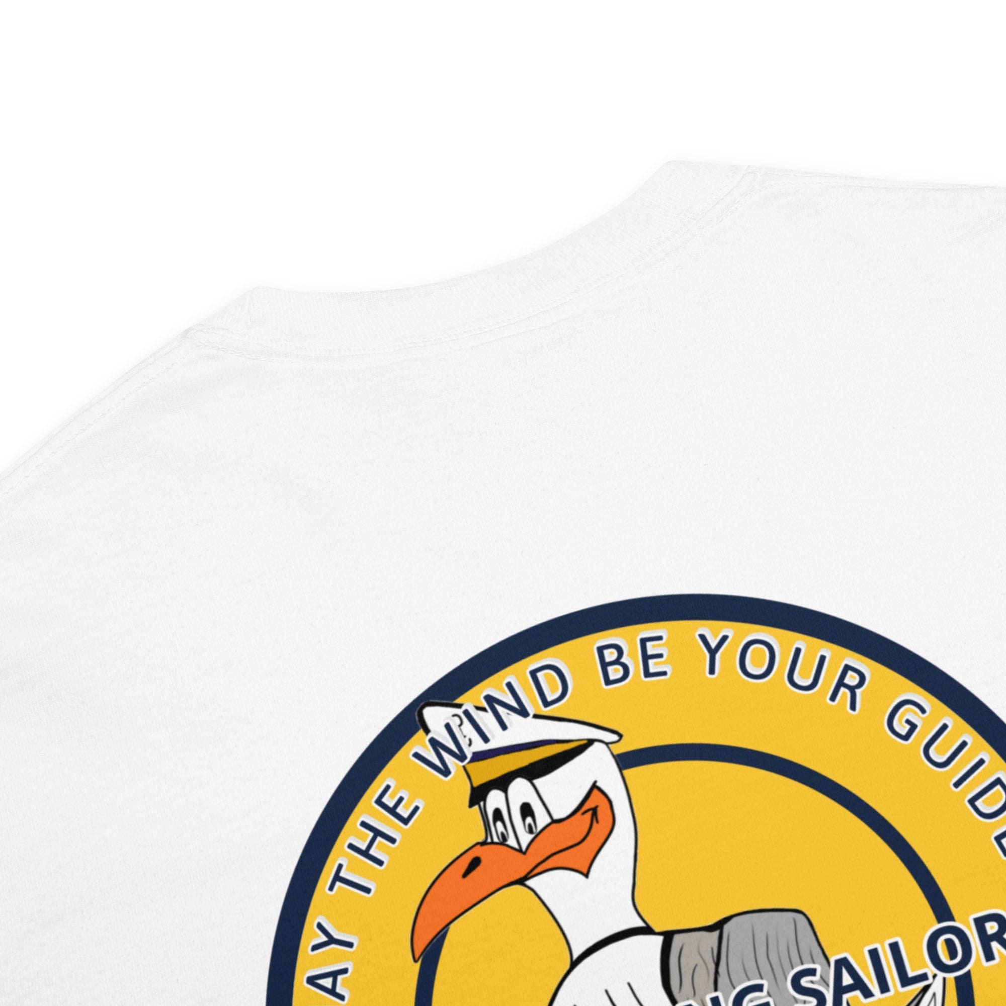 Camiseta de cuello redondo gruesa "High Flying Sailor" para hombre