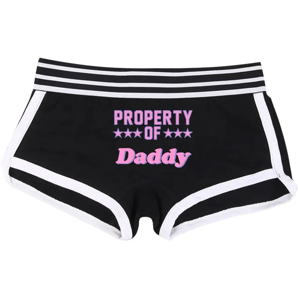 🎁 "PROPERTY OF DADDY" BoyShort - Cute Cotton Women's Underwear (100% off)